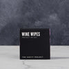 Wine wipes, clean your teeth and lips
